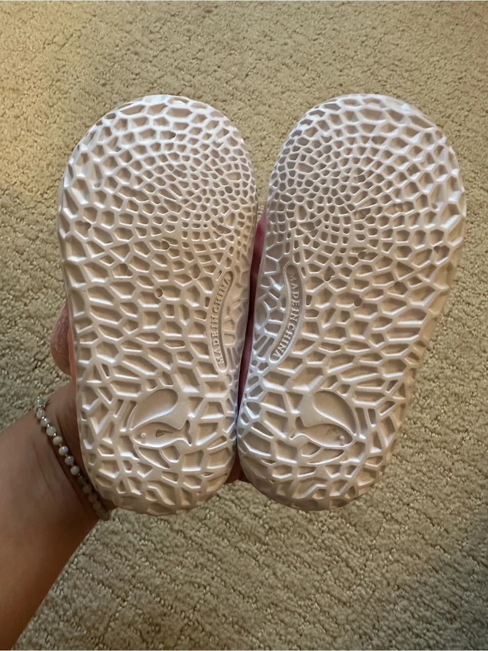 Kids Pink Aquatic Slip-On Shoes